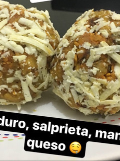 Una foto de Bolón de maduro