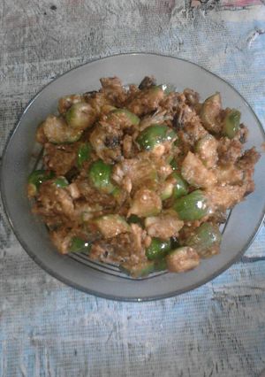 Foto resep Oseng Terong+Pindang