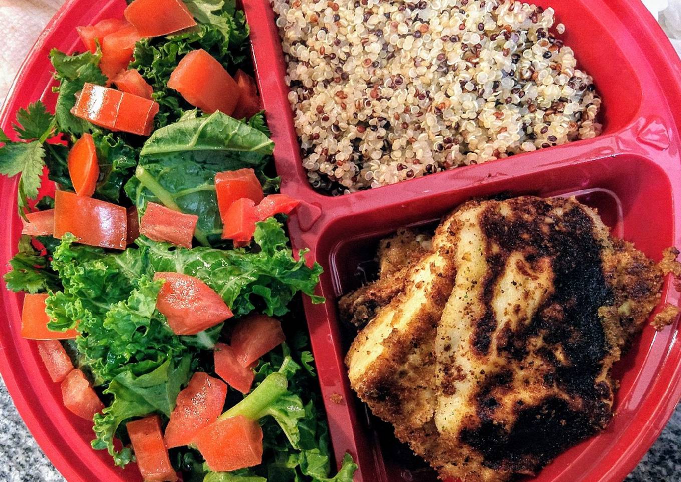 Tofu empanizado - Comida vegana (1)