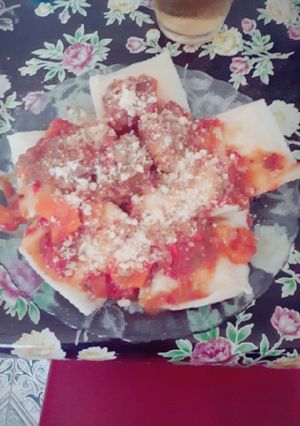 Una foto de Salsa con tomate en fruta!
