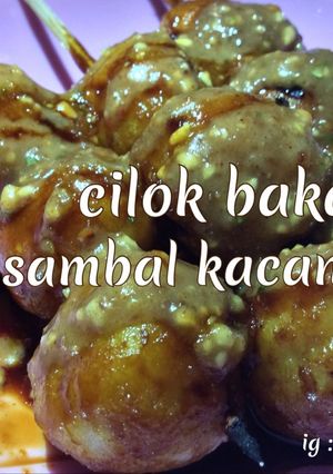 Foto resep Cilok bakar sambal kacang