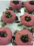 Strawberry sandesh