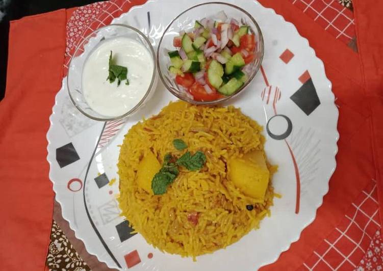 Step-by-Step Guide to Make Favorite Aloo walay chawal