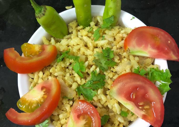 Recipe of Any-night-of-the-week Mandal oggarane (murmura upma)