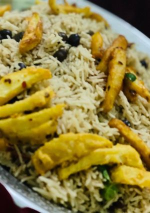 A picture of Kalay chanay ka pulao.
