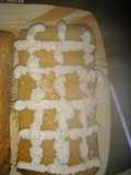 Mango cake with mango jam