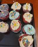 Cupcakes frozen queso crema