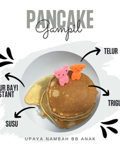 Foto resep MPASI: Pancake Beras Merah