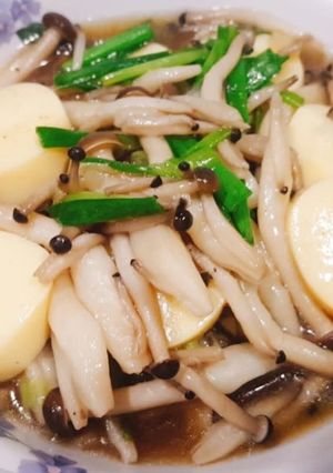 รูปของ เต้าหู้ไข่ผัดเห็ดชิเมจิ