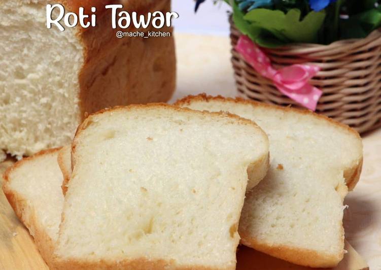 Resep Shokupan bread (roti sedikit ragi) Anti Gagal