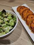 Palets de patates douces / parmesan
