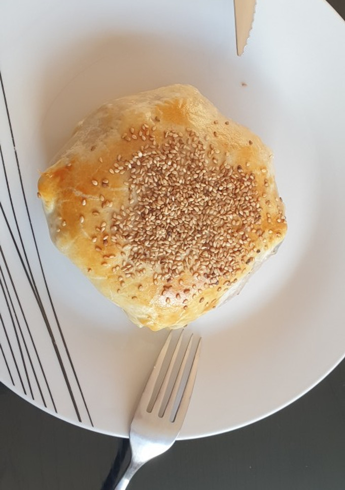 Una foto de Carne hojaldrada