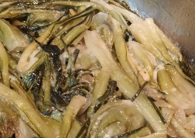 Passaggi a Preparare Fatto in casa super veloce Zuppa di catalogne