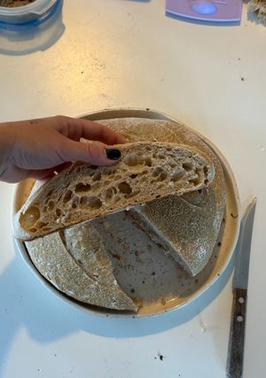Una foto de Pan de masa madre
