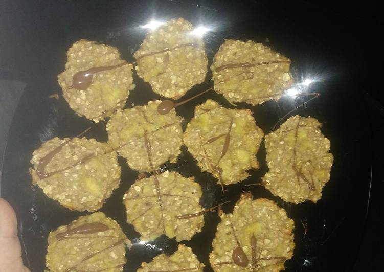 Galletas de Avena y Plátano para niños y adultos