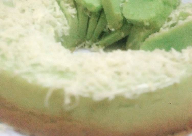 Bolu pandan keju sehat(tanpa minyak dan santan)