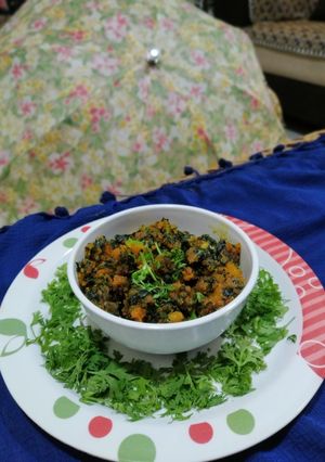 મેથીની ચણાના લોટ વાળી ભાજી(Methi besan sabji recipe in Gujarati) રેસીપી મુખ્ય ફોટો