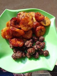 Plantain da meatballs ainihin hoton girkin