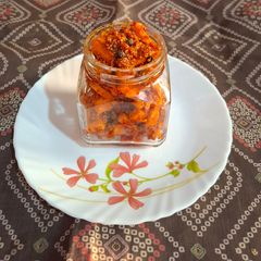 A picture of Lasooni carrot.
