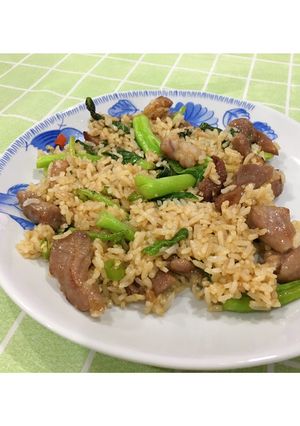 รูปของ ข้าวผัดหมูแดดเดียว