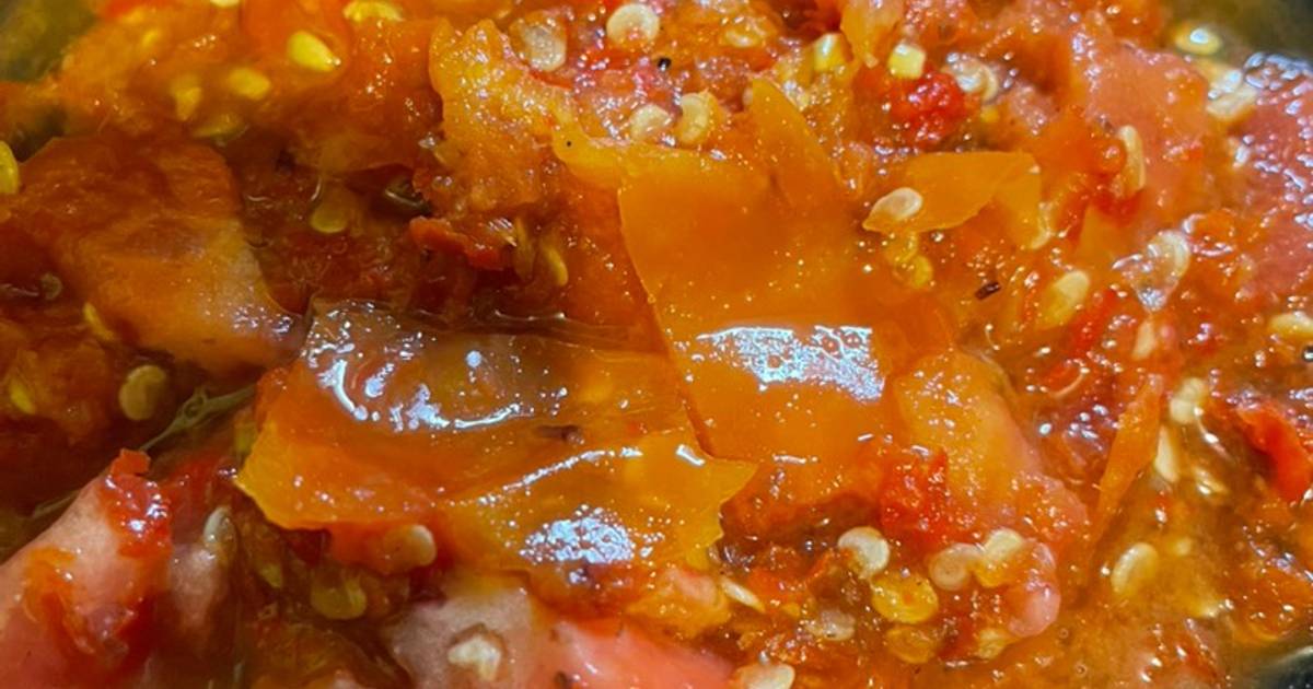 Resep Sambal Tomat Oleh Piska Pera Cookpad