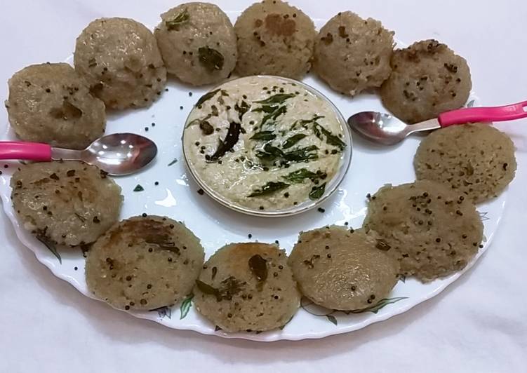 Potato rava fry idli