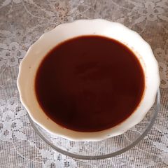 A picture of Tamarind Jaggery chutney.