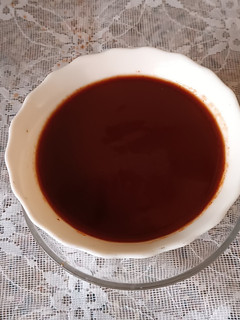 A picture of Tamarind Jaggery chutney.