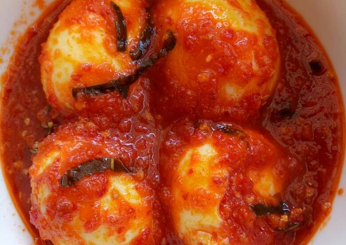 Yuk intip, Resep buat Telur Balado (Pedas, Asin, Manis) dijamin menggugah selera