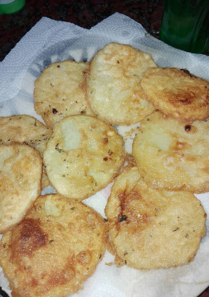 Una foto de Papas Soufflé (o escalope)