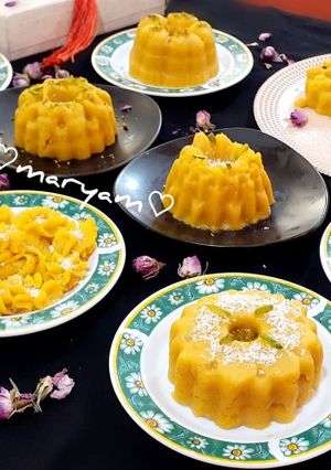 عکسی از دستور حلوای شیر مجلسی
