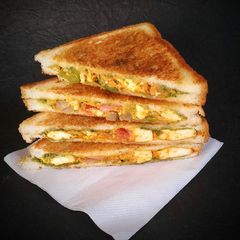 A picture of Smoked paneer tikka sandwich.