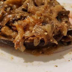 A picture of Stuffed Eggplant With Parmesan Cheese- Keto.