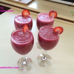 Strawberry Pomegranate Juice A picture of Strawberry Pomegranate Juice.