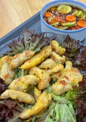 Hình của món Thịt Chiên Giòn Sốt Chua Ngọt Hàn Quốc.