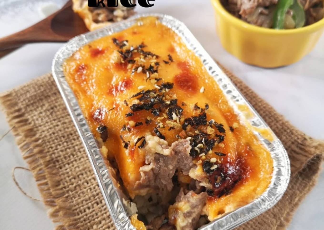110. Beef Mentai Rice