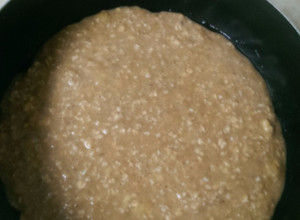 Una foto de Torta de banano y avena