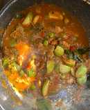 ผัดเผ็ดเนื้อมะเขือ