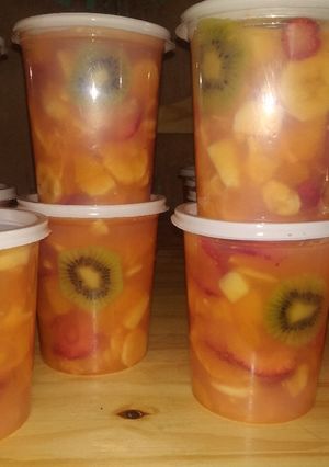 Una foto de Ensalada de fruta