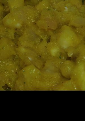 A picture of Kappa (Tapioca) Puzhukku.