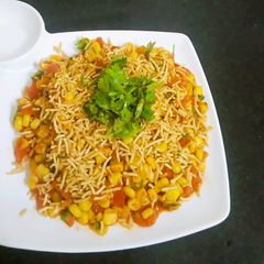 A picture of Corn Chaat.