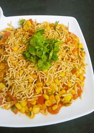 A picture of Corn Chaat.