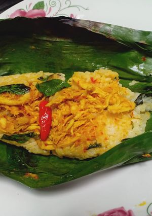 Foto resep Nasi bakar ayam kemangi