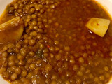 Lentejas con verdura y chorizo