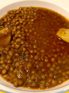 Una foto de Lentejas con verdura y chorizo