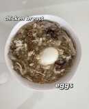 [ giảm cân + eat clean ] súp ức gà nấm