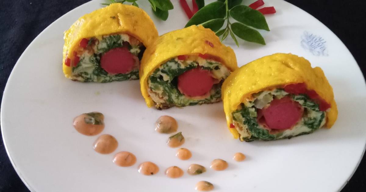 Resep Omelet Telur Gulung Daun Katuk Oleh Nurhasanah 56 Cookpad