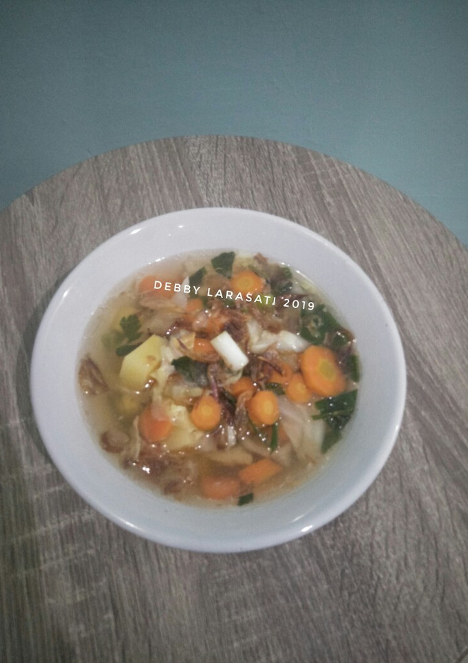 Foto resep Sayur Sop Makaroni
