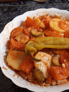 صورة لوصفة شخشوخة المحكوك باليقطين 😋