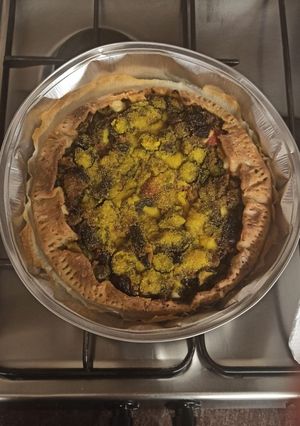 Foto di Torta salata con zucchine,speck e auricchio